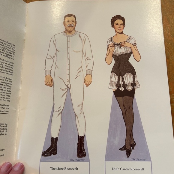 New Tom Tierney’s 1990 Theodore Roosevelt and Family paper dolls book. Beautiful - Picture 4 of 10